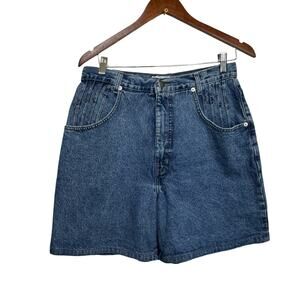 French Dressing Vintage 80s High Waisted Classic Denim Women's Shorts 12